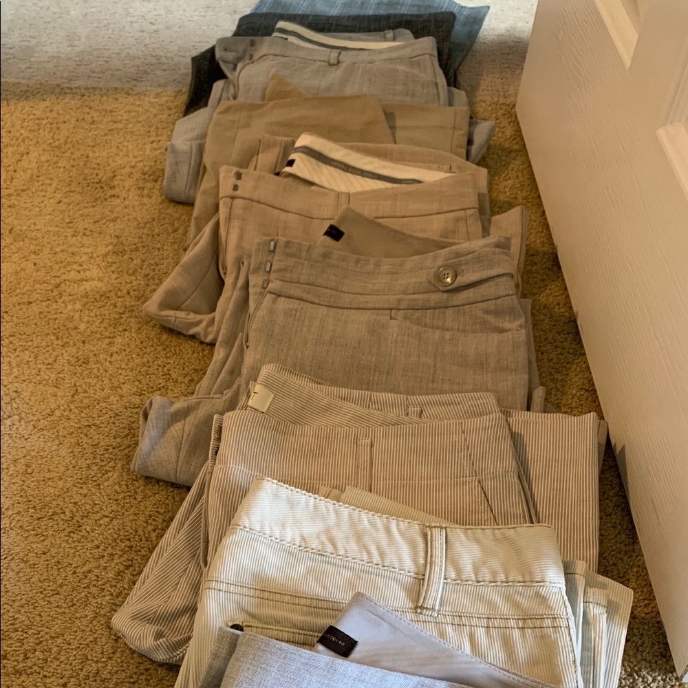 Dress Pants (9 pair size 10, some 8)